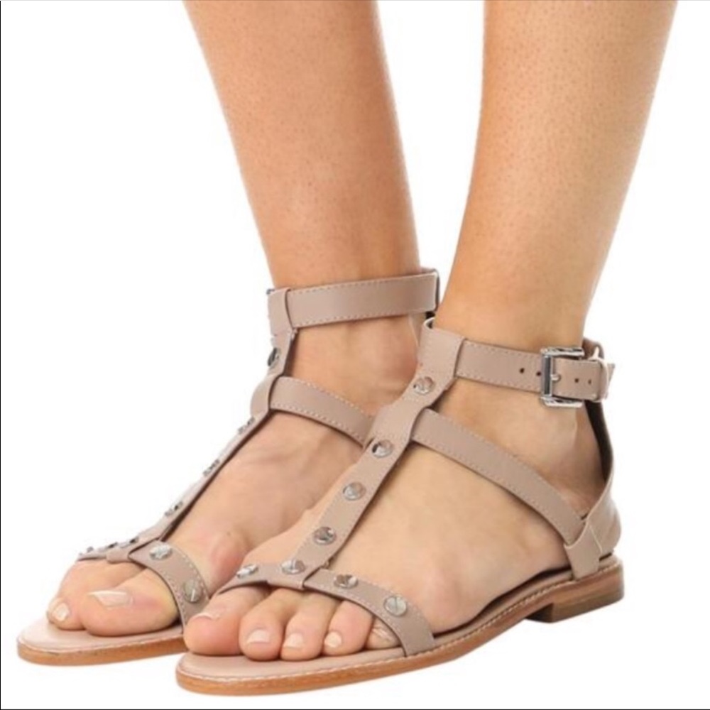 Rebecca Minkoff “Sandy” tan sandal, size 10.